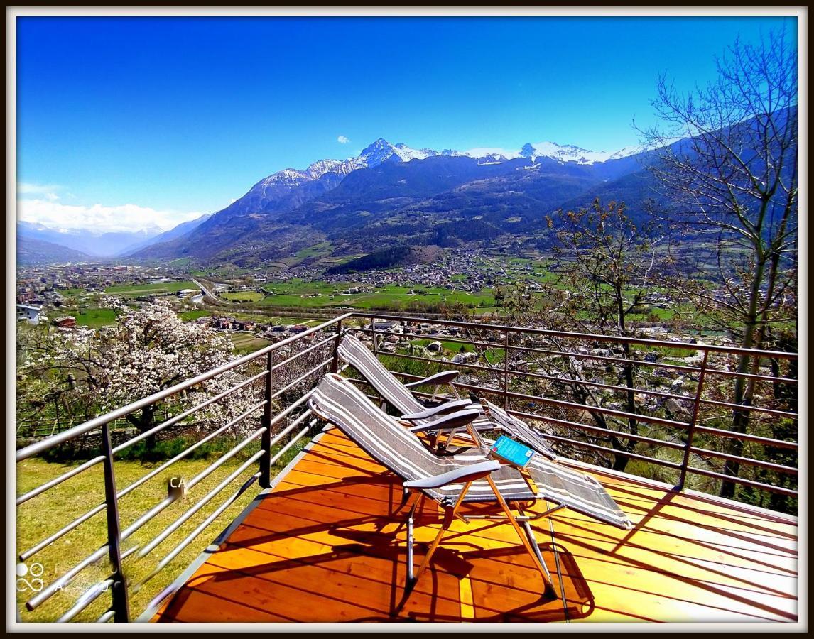 Atmosfera E Vista Mozzafiato Chalets Aosta Exteriör bild