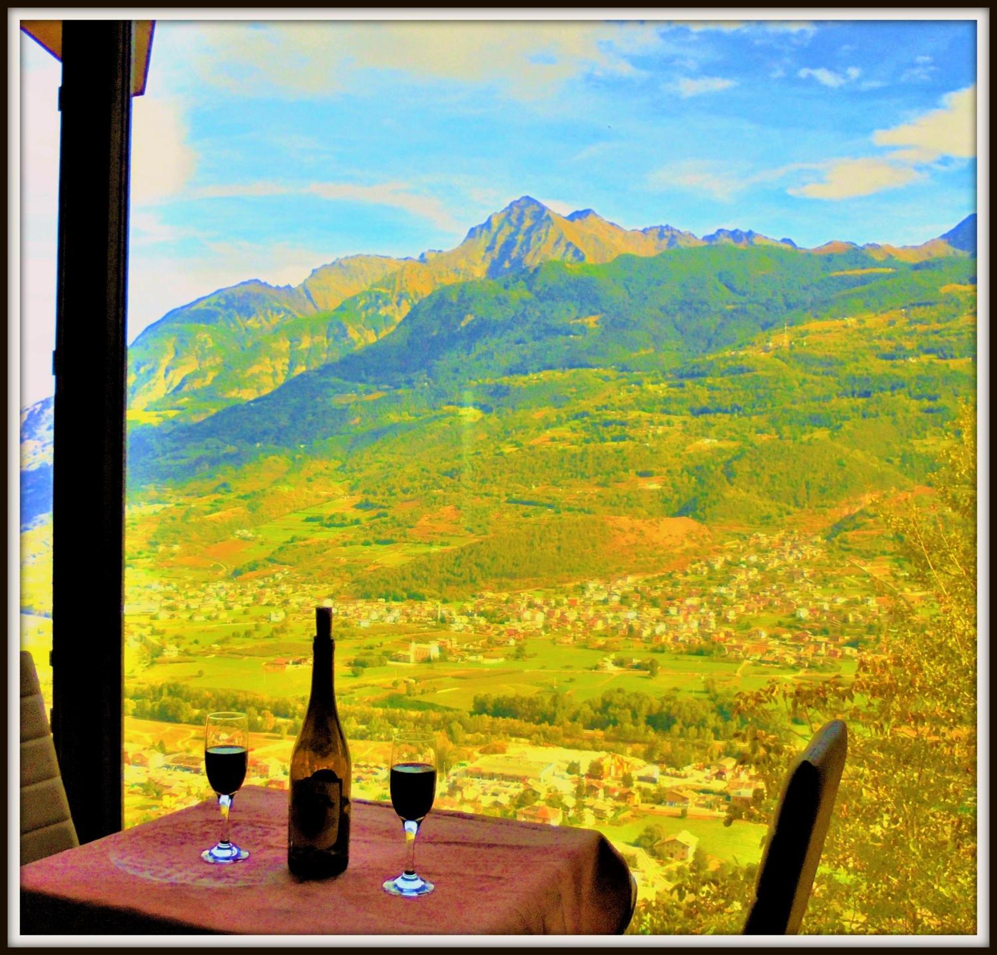 Atmosfera E Vista Mozzafiato Chalets Aosta Exteriör bild