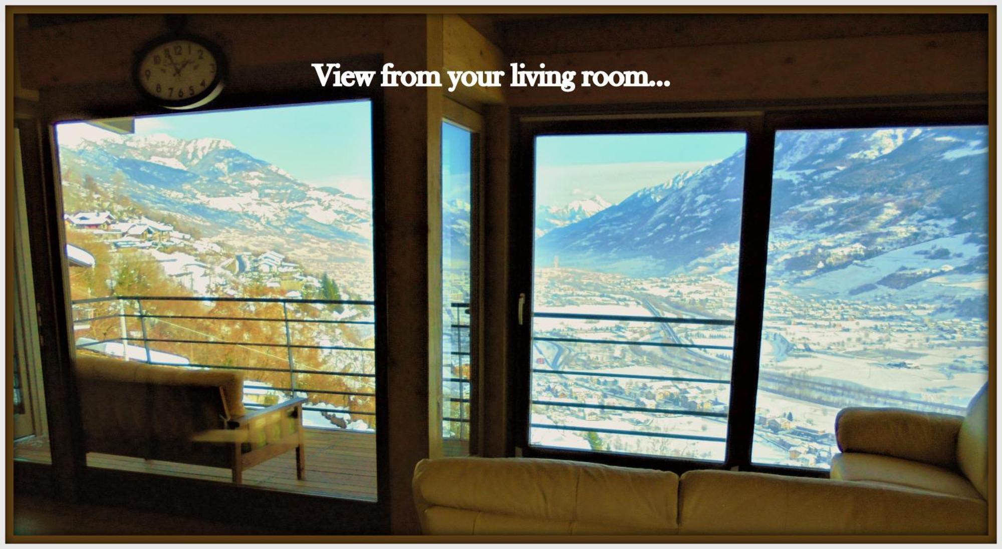 Atmosfera E Vista Mozzafiato Chalets Aosta Rum bild